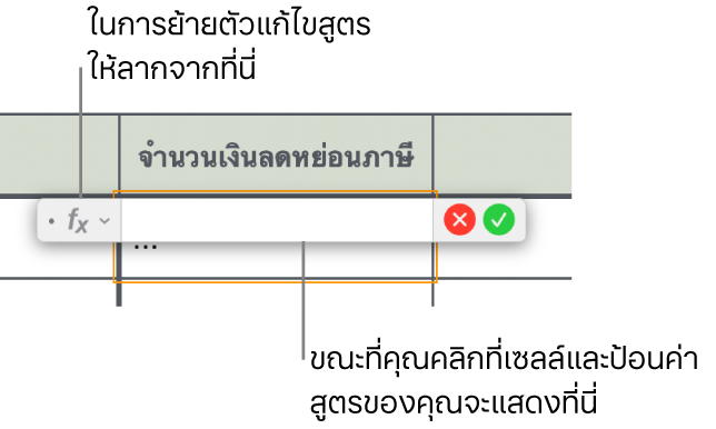 ตัวแก้ไขสูตร