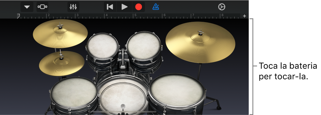 Instrument tàctil Bateria