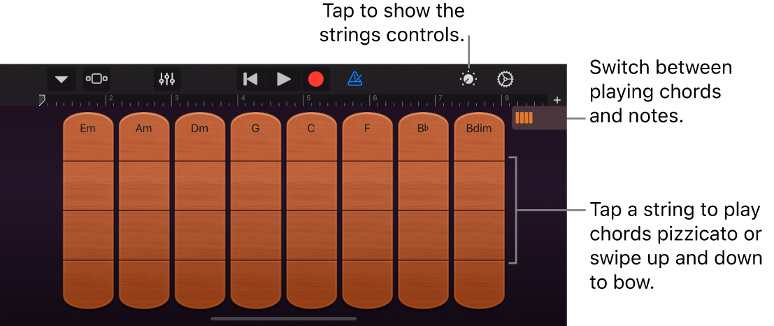 Strings Touch Instrument