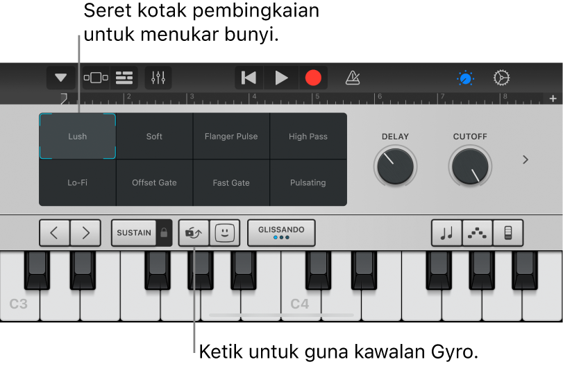Instrumen Sentuh Keyboard