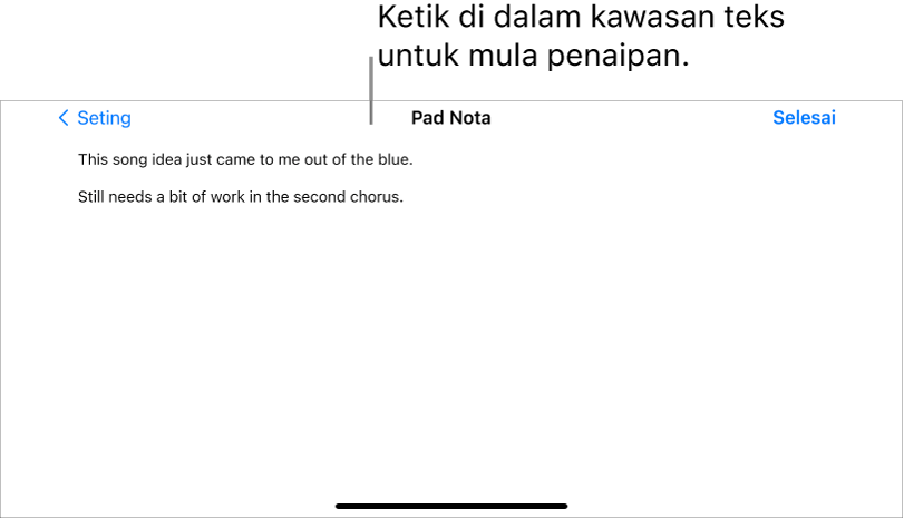 Pad Nota