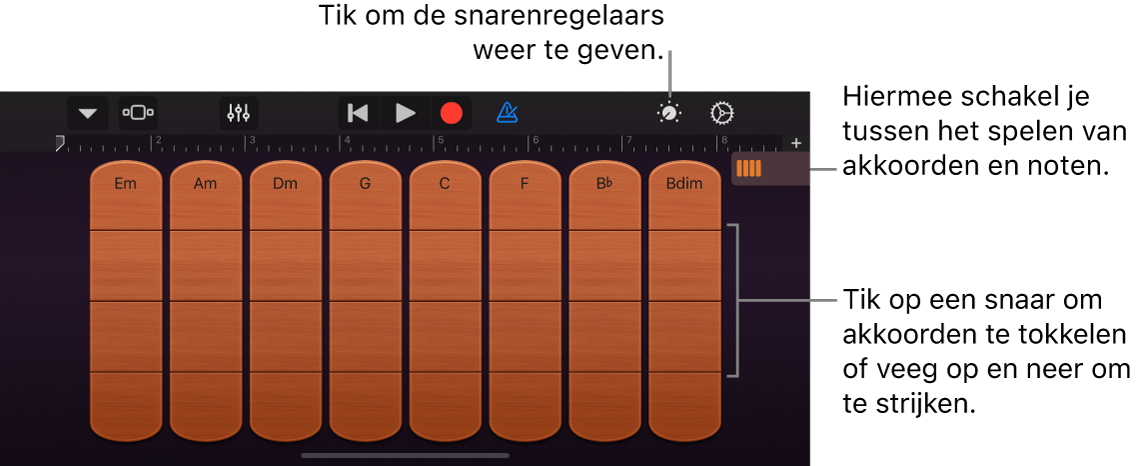 Touch-instrument Snaarinstrumenten