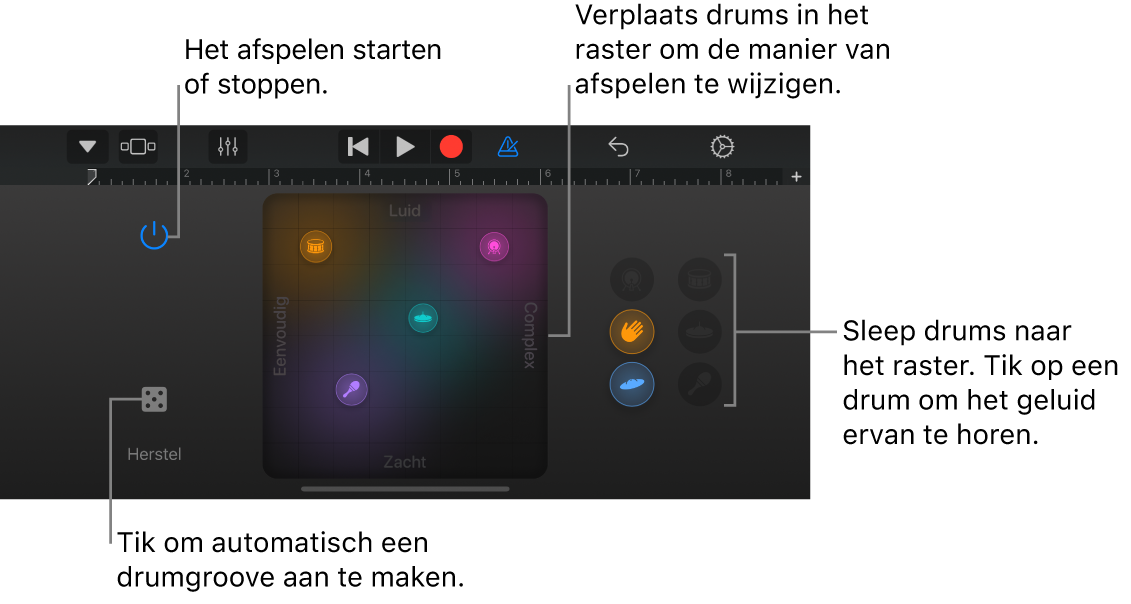 Touch-instrument Smart Drums