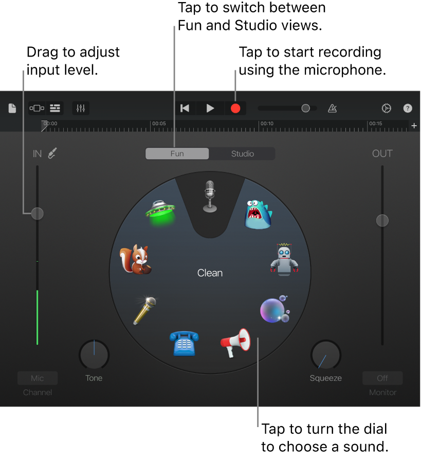 Audio Recorder Touch Instrument