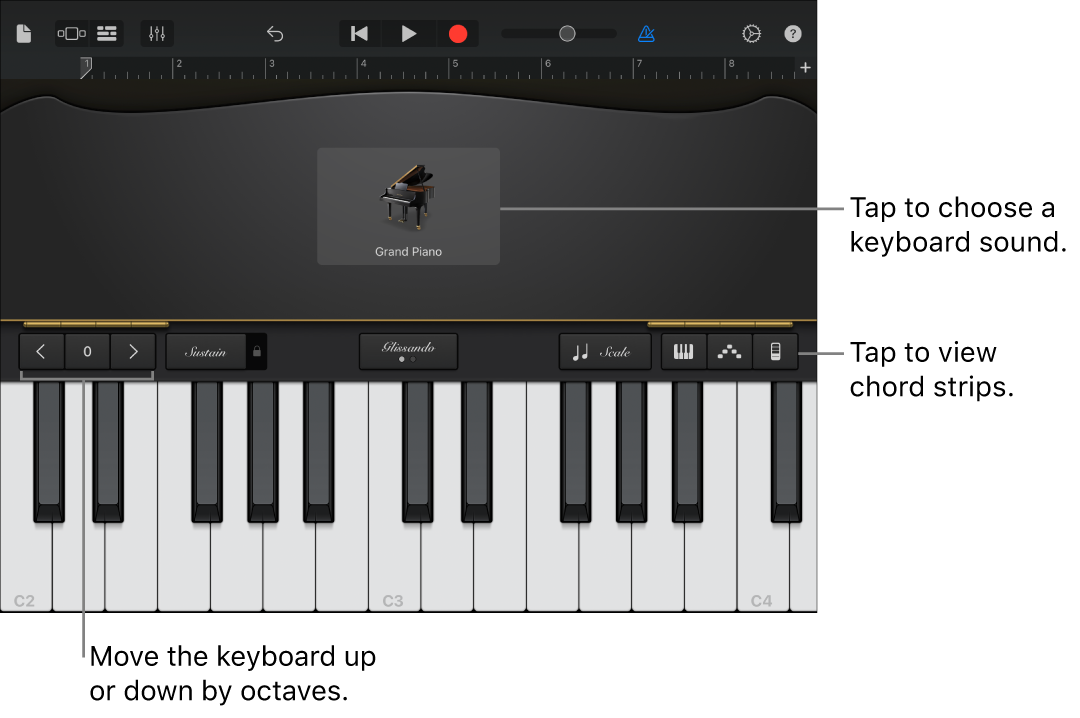 Keyboard Touch Instrument