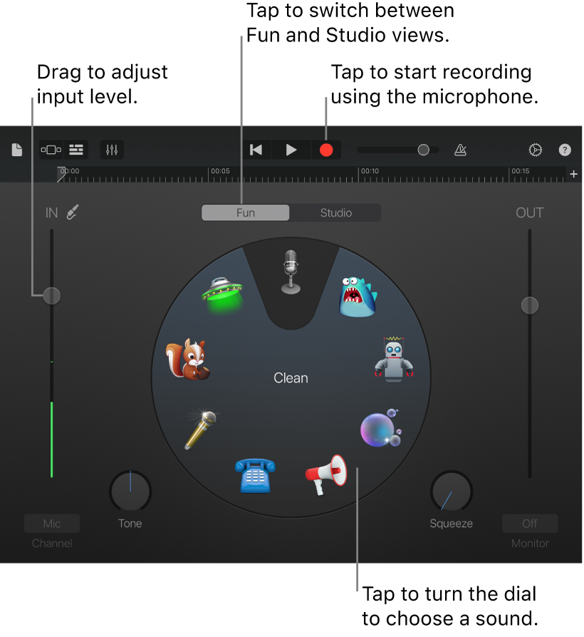 Audio Recorder Touch Instrument