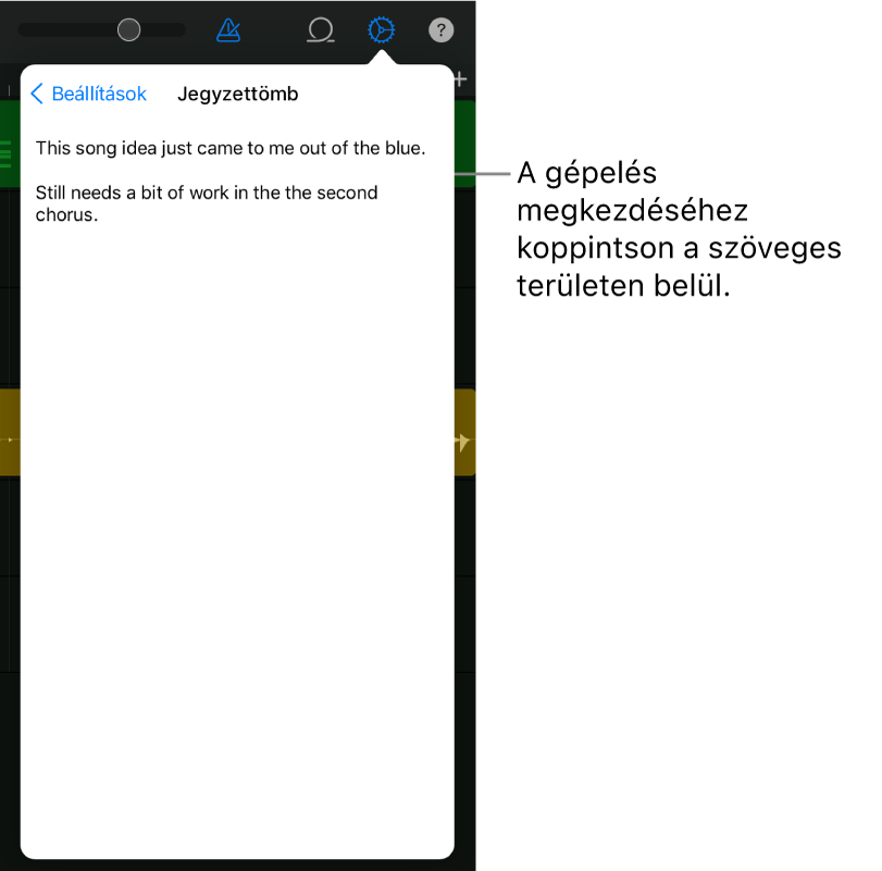 Jegyzetpanel