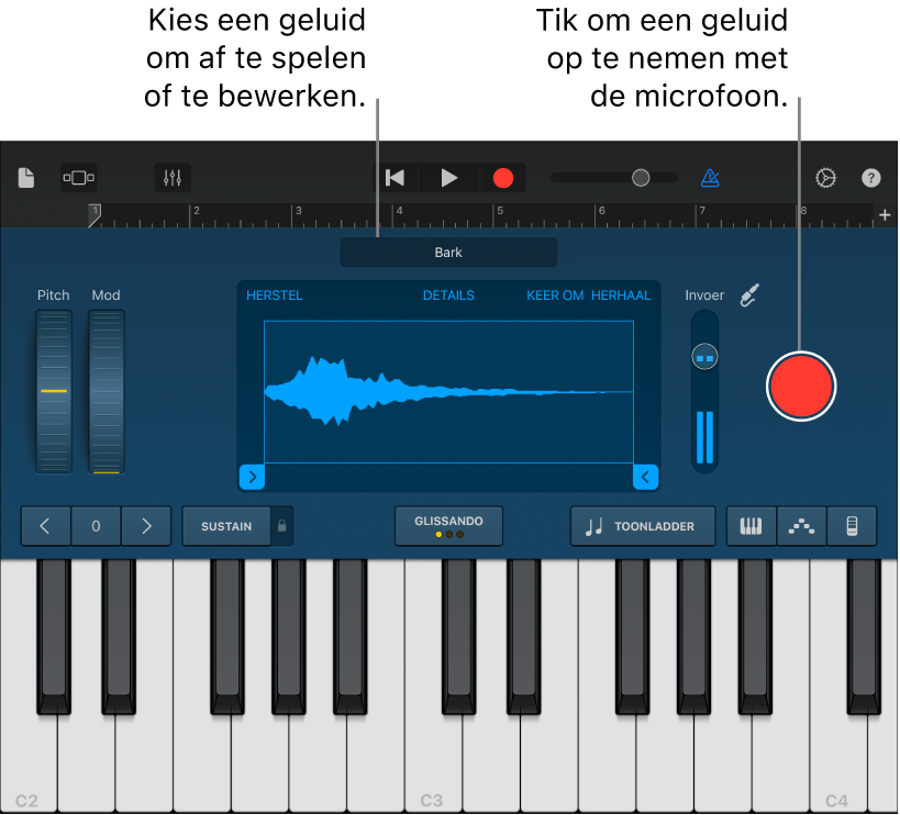 Sampler Touch-instrument