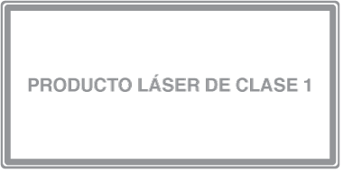 Producto láser de clase 1.