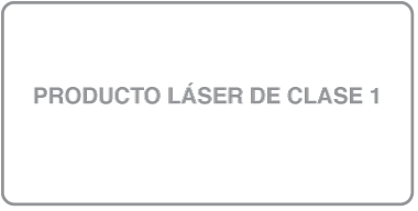 Etiqueta del producto de láser de Clase 1