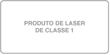 Etiqueta de Produto Laser de Classe 1.