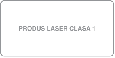 Eticheta Produs laser din clasa 1.