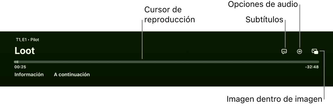 Controles de reproducción