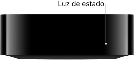 Apple TV mostrando la luz de estado