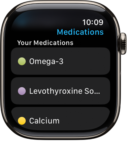 Track your medications on Apple Watch Apple Support CA