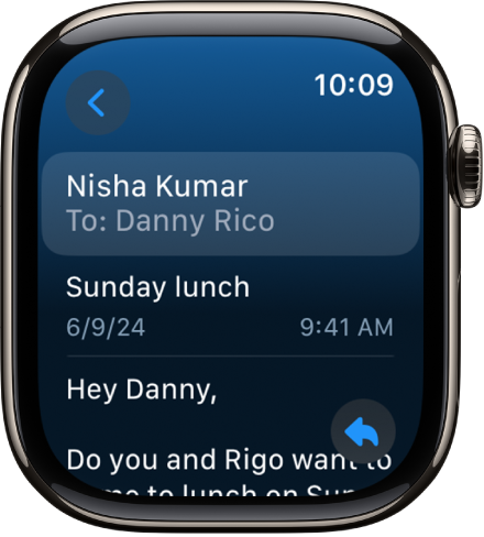 Read mail on Apple Watch Apple Support