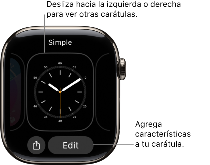 Cambiar la caratula en el Apple Watch Soporte tecnico de Apple US