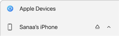 A device is selected in the sidebar.