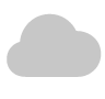  An icon symbolizing cloudy.