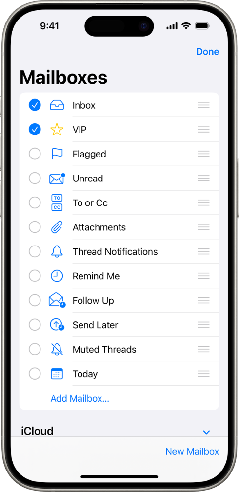 Organize email in mailboxes on iPhone - Apple Support (ZA)