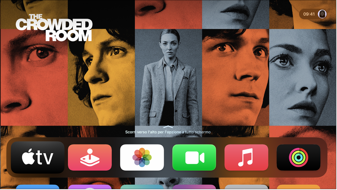 La schermata Home di Apple TV