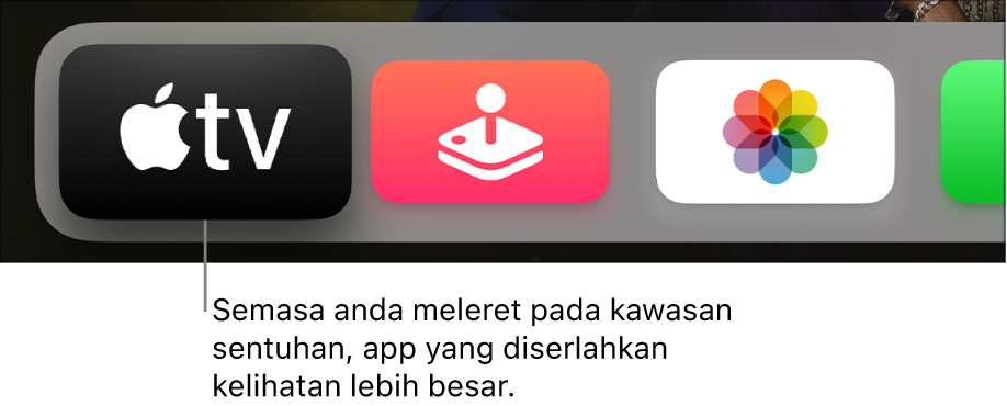 App diserlahkan pada Skrin Utama