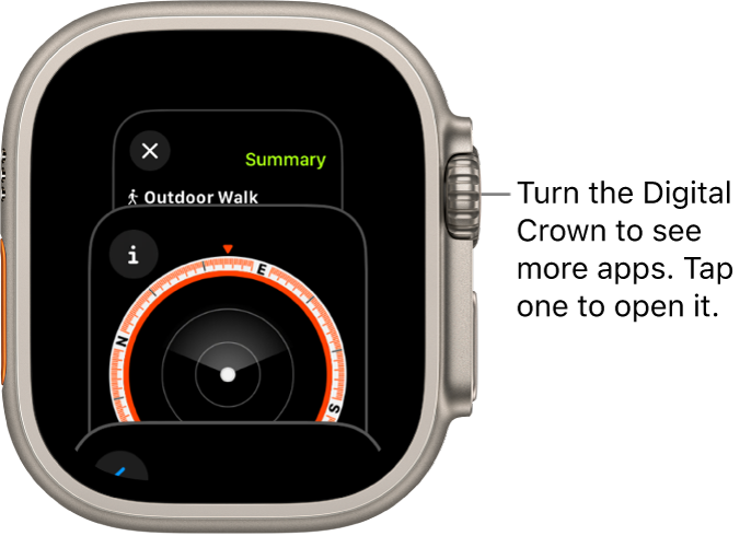 Open apps on Apple Watch Ultra Apple Support SA