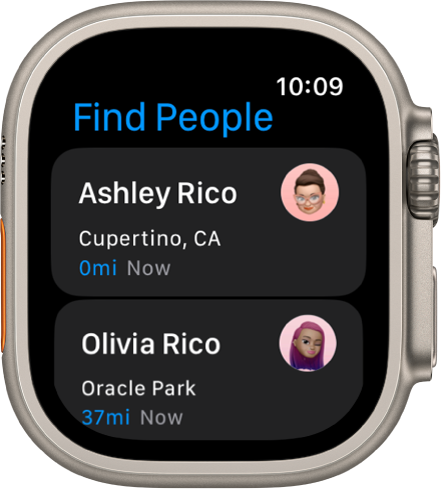 View a friend s location with Apple Watch Ultra Apple Support AU