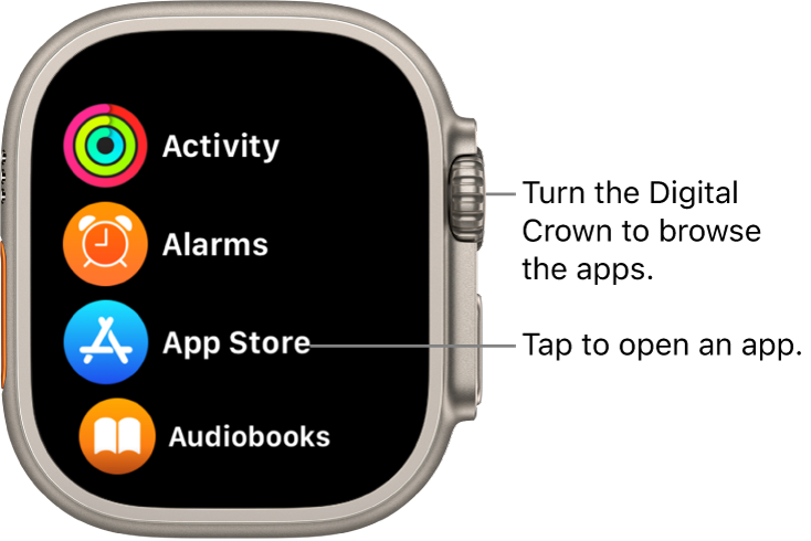 Open apps on Apple Watch Ultra Apple Support CA