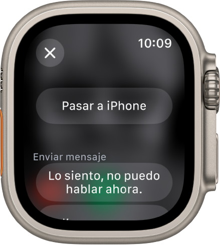 Contestar llamadas telefonicas en el Apple Watch Ultra Soporte tecnico de Apple MX