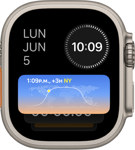 Usar la pila inteligente para mostrar widgets oportunos en el Apple Watch Ultra Soporte tecnico de Apple US