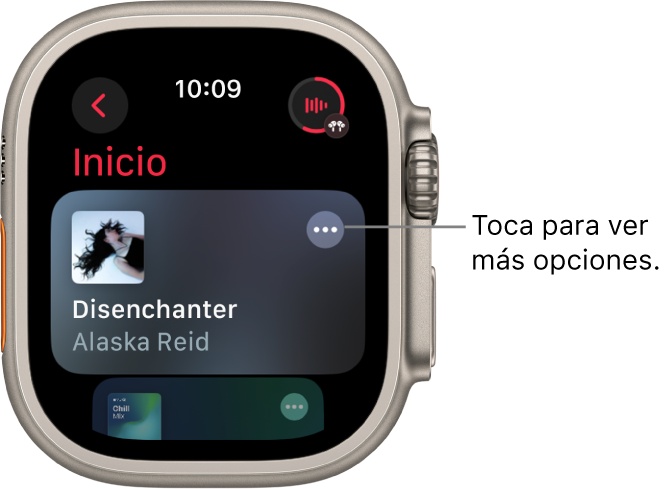 Reproducir musica en el Apple Watch Ultra Soporte tecnico de Apple US