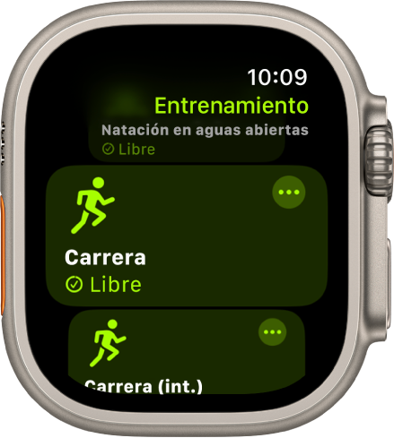 Introduccion a la app Entrenamiento en el Apple Watch Ultra Soporte tecnico de Apple MX