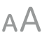 mygtuką „Adjust Text Size“