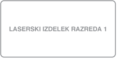 Simbol laserskega izdelka razreda 1