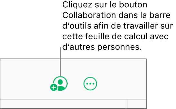 Bouton Collaboration dans la barre d’outils.