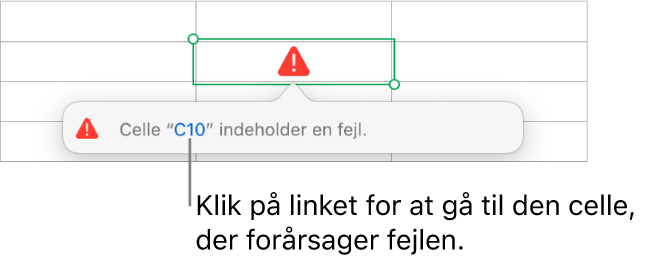 Link til en cellefejl.