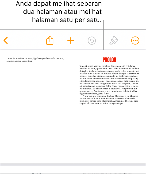 Dokumen dengan halaman dilihat sebagai sebaran dua halaman.