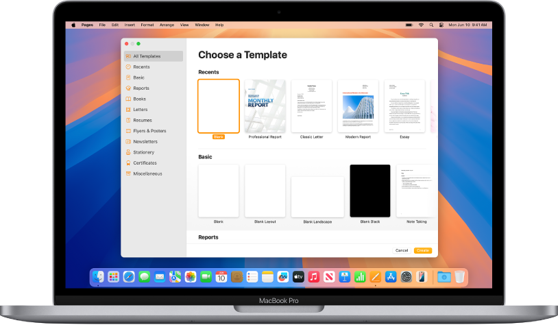 pages software mac