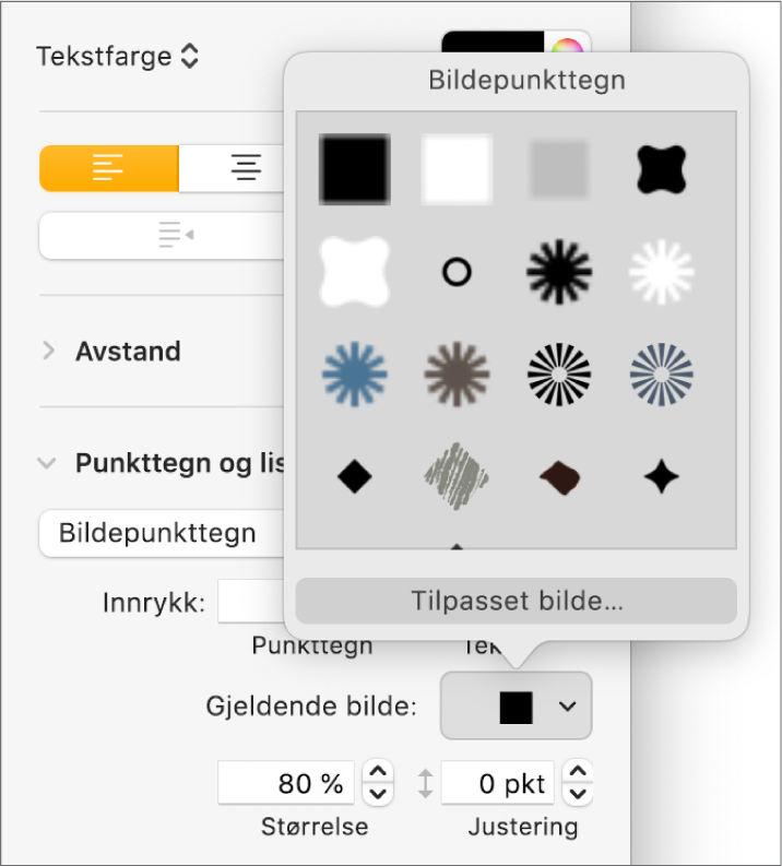 Bildepunkttegn-lokalmenyen.