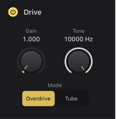 Abbildung. Vintage-E-Piano Drive-Parameter