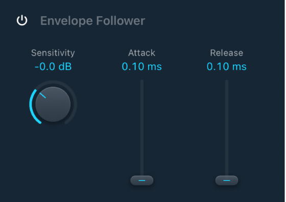 Figure. Commandes Envelope Follower de Ringshifter