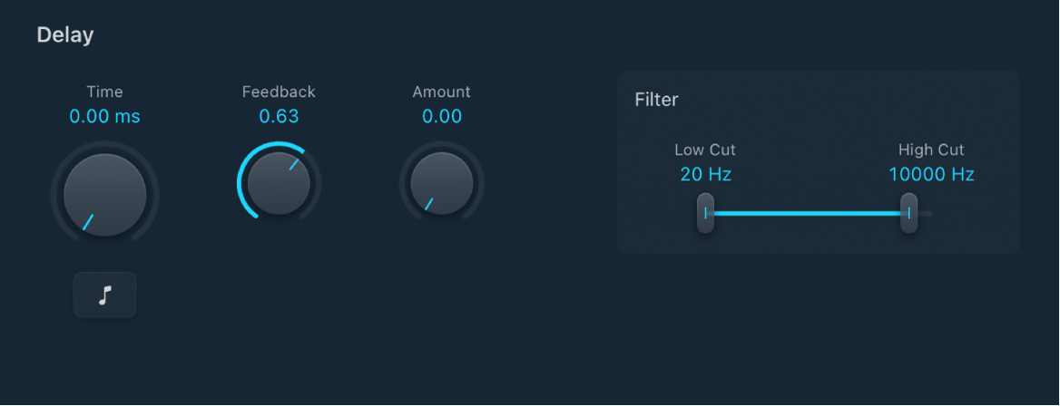 図。Ringshifterの「Delay」コントロール。