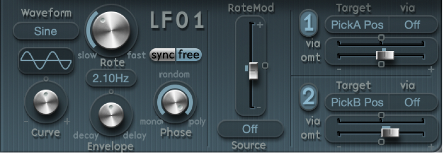 그림. LFO 섹션.