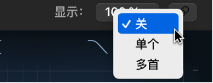 图。“链接”快捷键菜单显示指针放在“关”上。