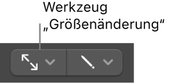 Abbildung. Werkzeug „Größenänderung“