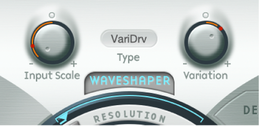 Abbildung. Waveshaper-Parameter