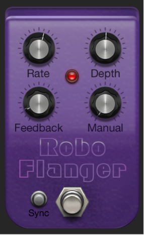 Figure. Robo Flanger stompbox window.