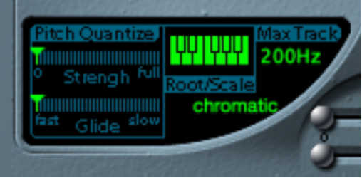 Figure. Tracking Oscillator Pitch parameters.