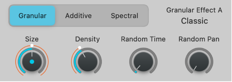 Figure. Sample Alchemy synthesis modes.